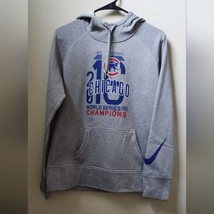 Nike Chicago Cubs 2016 world champions hoodie sz L